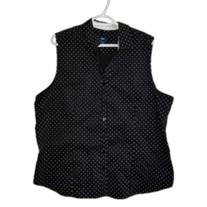 Chaps Sleeveless Button Up Top Label Reads Size XXL NWT